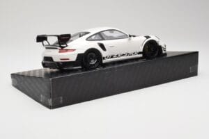 Porsche 911 991.2 GT3 RS Manthey Racing Hvid Minichamps 1:18 MR-911-GT3RS-1801 Metal — billede 3 af 6