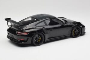 Porsche 911 991.2 GT3 RS Weissach Package Sort & Sorte Hjul Minichamps 1:18 153068228 Metal — billede 2 af 6