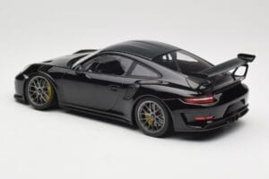 Porsche 911 991.2 GT3 RS Weissach Package Sort Sølv Magnesium Fælge Minichamps 1:18 153068229 Metal — billede 5 af 6