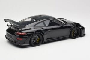 Porsche 911 991.2 GT3 RS Weissach Package Sort Med Sorte Fælge Minichamps 1:18 153068321 Metal — billede 2 af 6