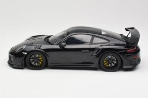 Porsche 911 991.2 GT3 RS Weissach Package Sort Med Sorte Fælge Minichamps 1:18 153068321 Metal — billede 3 af 6