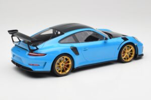 Porsche 911 991.2 GT3 RS Weissach Package Blå & Guld Hjul Minichamps 1:18 153068232 Metal — billede 2 af 6