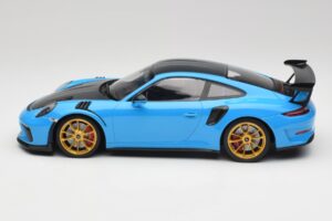 Porsche 911 991.2 GT3 RS Weissach Package Blå & Guld Hjul Minichamps 1:18 153068232 Metal — billede 3 af 6