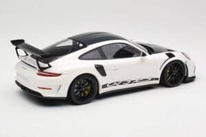 Porsche 911 991.2 GT3 RS Weissach Package Hvid Wording Sorte Magnesium Fælge Minichamps 1:18 153068225 Metal — billede 2 af 6