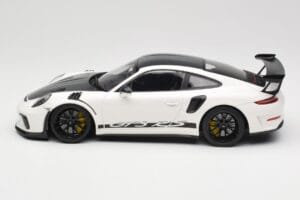 Porsche 911 991.2 GT3 RS Weissach Package Hvid Wording Sorte Magnesium Fælge Minichamps 1:18 153068225 Metal — billede 3 af 6