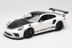 Porsche 911 991.2 GT3 RS Weissach Package Hvid Wording Sorte Magnesium Fælge Minichamps 1:18 153068225 Metal