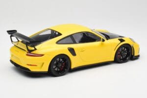 Porsche 911 991.2 GT3 RS Gul med Sorte Fælge Minichamps 1:18 155068231 Metal — billede 2 af 6