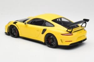Porsche 911 991.2 GT3 RS Gul med Sorte Fælge Minichamps 1:18 155068231 Metal — billede 5 af 6