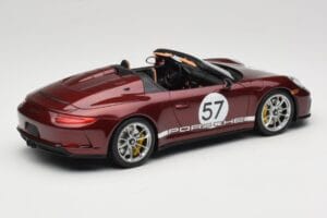 Porsche 911 991.2 Speedster Heritage Edition Cherry Metallic GT Spirit 1:18 GT929 Resin — billede 2 af 6