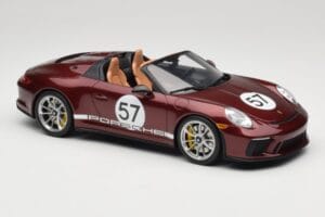 Porsche 911 991.2 Speedster Heritage Edition Cherry Metallic GT Spirit 1:18 GT929 Resin — billede 4 af 6