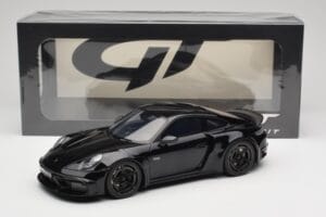 Porsche 911 992 Brabus 900 Rocket-R Obsidian Black GT Spirit 1:18 GT502 Resin — billede 6 af 6