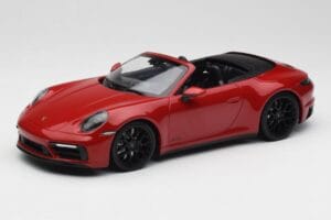 Porsche 911 992 Carrera 4 GTS Cabriolet Rød Minichamps 1:18 155063032 Metal