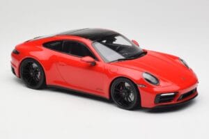 Porsche 911 992 Carrera 4 GTS Rød Minichamps 1:18 155063100 Metal — billede 4 af 6