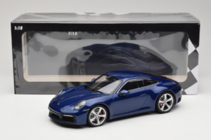 Porsche 911 992 Carrera 4S Blue Metallic Minichamps 1:18 153067327 Metal — billede 6 af 6