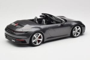 Porsche 911 992 Carrera 4S Cabriolet Agate Grey Metallic Minichamps 1:18 155067336 Metal — billede 2 af 6