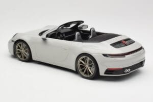 Porsche 911 992 Carrera 4S Cabriolet Grå Minichamps 1:18 155067335 Metal — billede 5 af 6