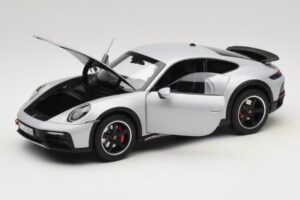 Porsche 911 992 Dakar Ice Grey Metallic Norev 1:18 187242 Metal — billede 2 af 8