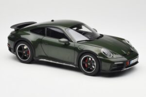 Porsche 911 992 Dakar Oak Grøn Metallic Norev 1:18 187241 Metal — billede 7 af 9