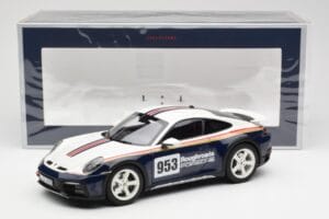 Porsche 911 992 Dakar Rough Roads Norev 1:18 187240 Metal — billede 9 af 9