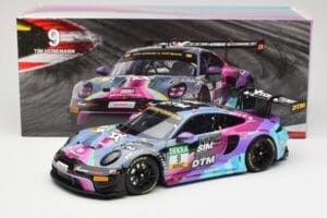 Porsche 911 992 GT3 R Team WRT #9 T. Heinemann DTM 2023 Minichamps 1:18 113236309 Metal — billede 8 af 8