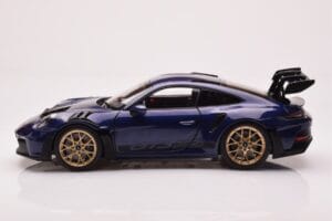 Porsche 911 992 GT3 RS Gentian Blå Metallic Norev 1:18 187363 Metal — billede 4 af 8