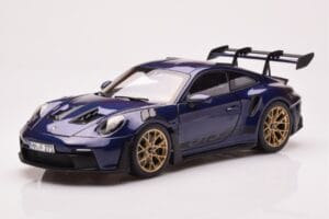 Porsche 911 992 GT3 RS Gentian Blå Metallic Norev 1:18 187363 Metal