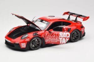 Porsche 911 992 GT3 RS Getspeed Race Taxi Guards Red Minichamps 1:18 110062040 Metal — billede 2 af 8