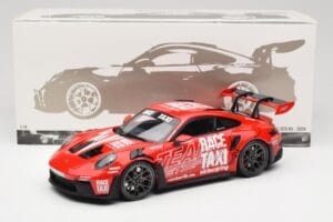 Porsche 911 992 GT3 RS Getspeed Race Taxi Guards Red Minichamps 1:18 110062040 Metal — billede 8 af 8