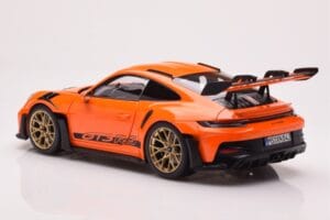 Porsche 911 992 GT3 RS Gulf Orange Norev 1:18 187360 Metal — billede 7 af 8