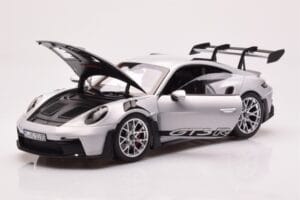 Porsche 911 992 GT3 RS Ice Grå Norev 1:18 187359 Metal — billede 2 af 8