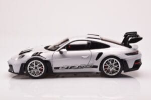 Porsche 911 992 GT3 RS Ice Grå Norev 1:18 187359 Metal — billede 4 af 8