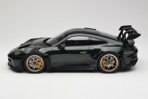 Porsche 911 992 GT3 RS Jet Green Metallic Black Norev 1:12 127532 Metal — billede 3 af 6