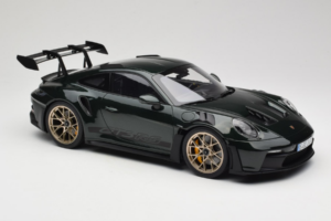 Porsche 911 992 GT3 RS Jet Green Metallic Black Norev 1:12 127532 Metal — billede 4 af 6