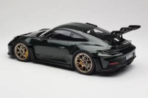Porsche 911 992 GT3 RS Jet Green Metallic Black Norev 1:12 127532 Metal — billede 5 af 6