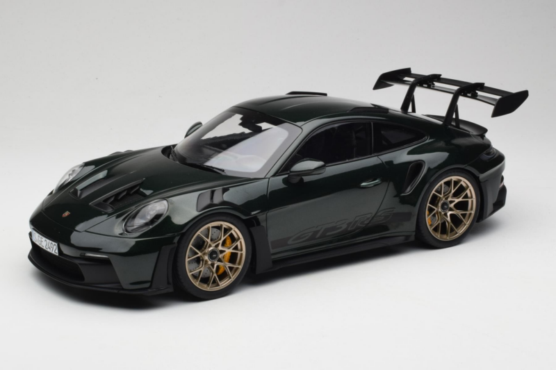 Porsche 911 992 GT3 RS Jet Green Metallic Black Norev 1:12 127532 Metal