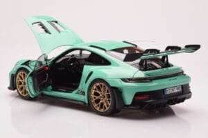 Porsche 911 992 GT3 RS Mint Grøn Norev 1:18 187362 Metal — billede 5 af 8