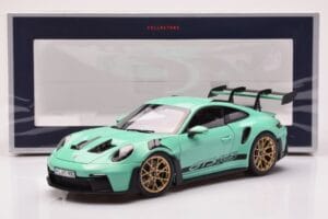 Porsche 911 992 GT3 RS Mint Grøn Norev 1:18 187362 Metal — billede 8 af 8