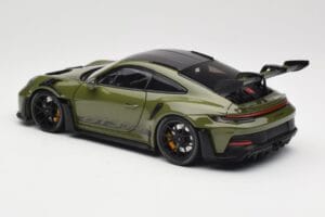 Porsche 911 992 GT3 RS Nato Olive & Black Wheels Minichamps 1:18 110062027 Metal — billede 7 af 8