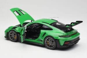 Porsche 911 992 GT3 RS Python Grøn Norev 1:18 WAP0212820RGT3 Metal — billede 5 af 8