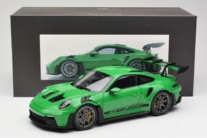 Porsche 911 992 GT3 RS Python Grøn Norev 1:18 WAP0212820RGT3 Metal — billede 8 af 8