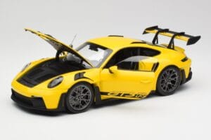 Porsche 911 992 GT3 RS Racing Gul Norev 1:18 WAP0212810RGT3 Metal — billede 2 af 8