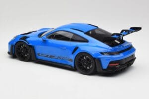 Porsche 911 992 GT3 RS Shark Blå & Sorte Hjul Minichamps 1:18 153062233 Metal — billede 5 af 6