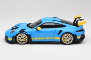 Porsche 911 992 GT3 RS Shark Blå & Gul Decor Concept Minichamps 1:18 911992001 Metal — billede 4 af 8