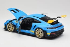 Porsche 911 992 GT3 RS Shark Blå & Gul Decor Concept Minichamps 1:18 911992001 Metal — billede 5 af 8