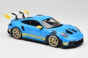 Porsche 911 992 GT3 RS Shark Blå & Gul Decor Concept Minichamps 1:18 911992001 Metal — billede 6 af 8