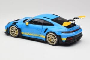 Porsche 911 992 GT3 RS Shark Blå & Gul Decor Concept Minichamps 1:18 911992001 Metal — billede 7 af 8