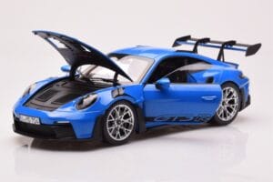 Porsche 911 992 GT3 RS Sharkblue Norev 1:18 187358 Metal — billede 2 af 8