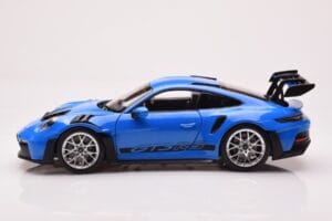 Porsche 911 992 GT3 RS Sharkblue Norev 1:18 187358 Metal — billede 4 af 8