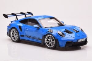 Porsche 911 992 GT3 RS Sharkblue Norev 1:18 187358 Metal — billede 6 af 8