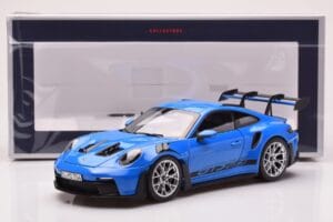 Porsche 911 992 GT3 RS Sharkblue Norev 1:18 187358 Metal — billede 8 af 8
